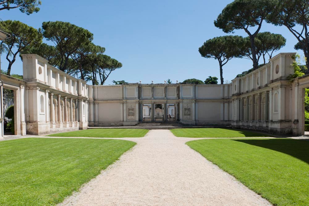 Bartolomeo Ammannati, Loggia del Giardino centrale di Villa Giulia, Roma, 1551-1553