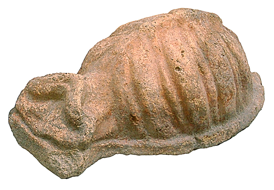 Utero votivo a stampo,  fine IV-I sec. a. C, Deposito votivo di Fontanile di Legnisina, Vulci